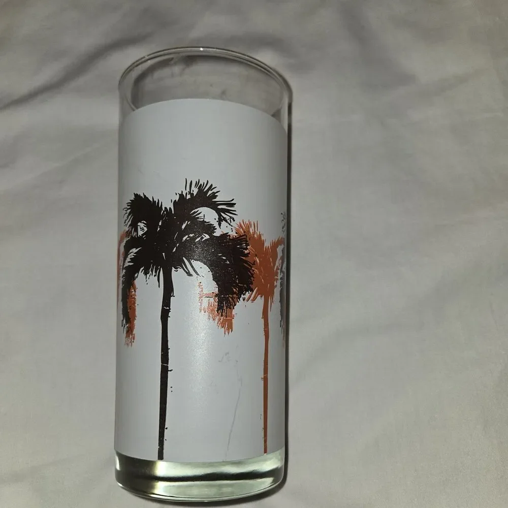 Malibu Caribbean White Rum Mango Liqueur Drinking Glass Collectors Cup